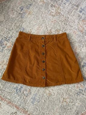 American Eagle Outfitters Skater Mini Front‎ Button Size 0-